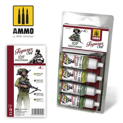 Ammo of MiG - IDF Uniforms Acrylic Paint Set - LAST CAVALRY LLC