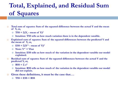 Residual sum of squares calculator - zikweed