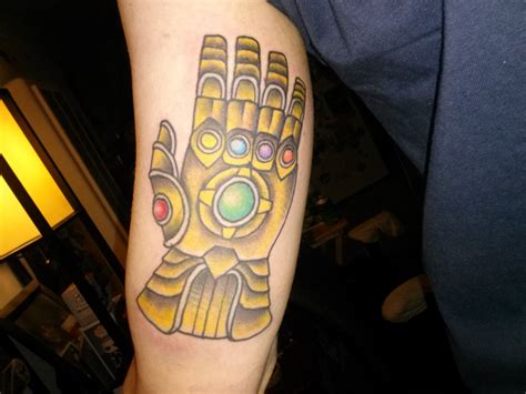 My (very) New Infinity Gauntlet tattoo! By Chandler at Liberty Tattoo ...