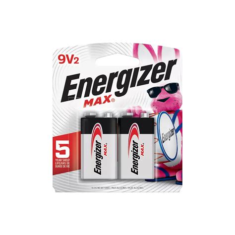 Energizer Energizer MAX Alkaline 9 Volt Batteries, 2 Pack | The Home ...