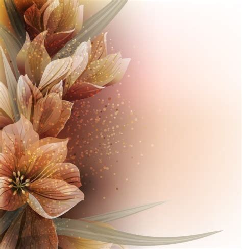 Free Elegant Card Background With Sparkling Flowers 03 - TitanUI