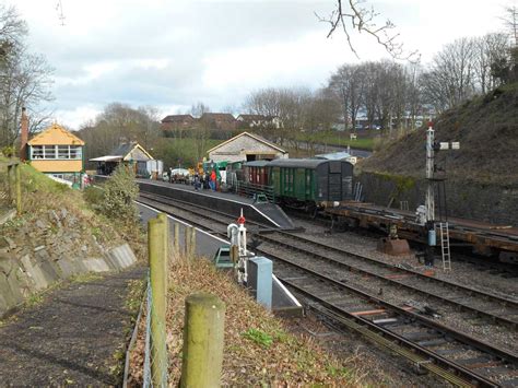 Midsomer Norton station looking northwards 2017