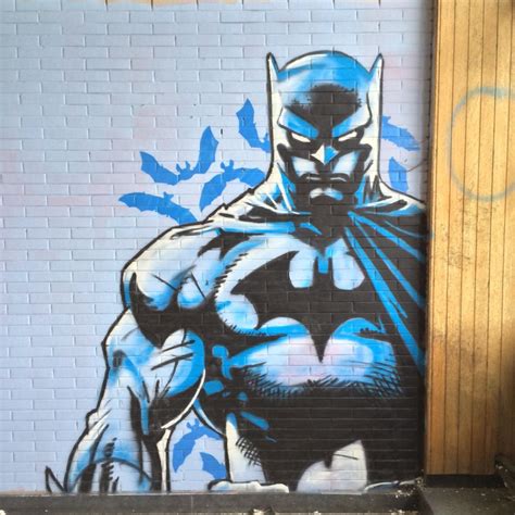 Amazing Batman graffiti discovered in abandoned building (photos ...