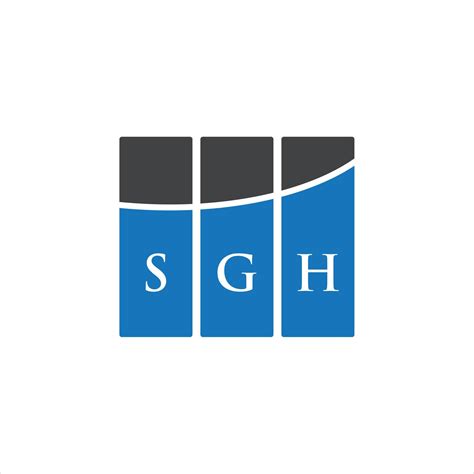 SGH letter logo design on white background. SGH creative initials letter logo concept. SGH ...