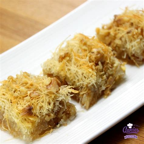 Kadaif: A Sweet & Crispy Dessert (Kadayif) | Recept | Albanees recepten ...