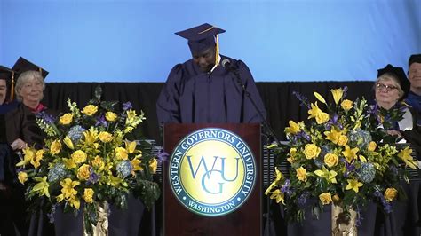 Graduate Leroy Bryan at WGU Washington's 2016 Commencement Ceremony ...