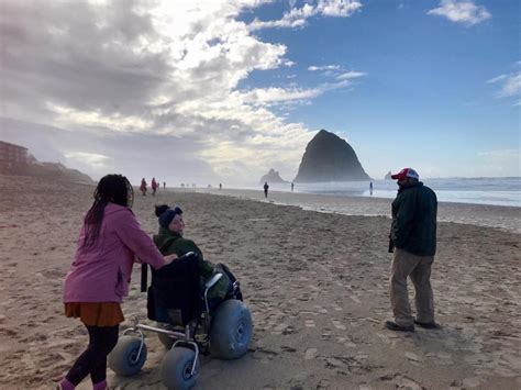 Beach Wheelchair Available in Cannon Beach on the North Oregon Coast