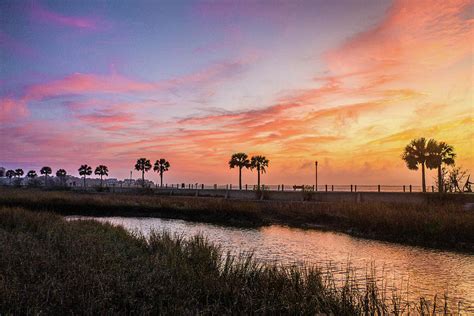 Pitt Street Bridge Winter Sunset Photograph by Nicholas Skylar Holzworth - Fine Art America