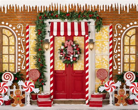 Christmas Backdrops for Photography Christmas Photo Backdrop - Etsy Canada in 2022 | Gingerbread ...