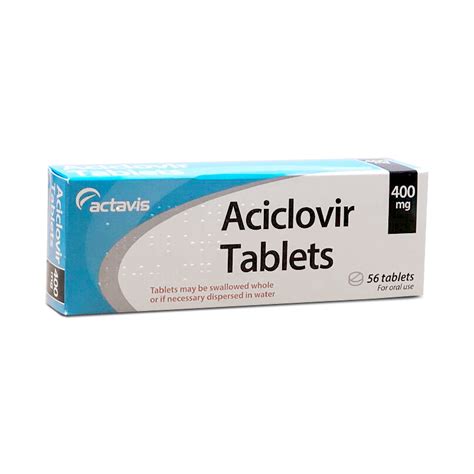 Buy Aciclovir 400mg Tablets Online from £9.89 | Chemist Click UK