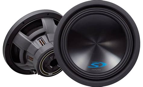 Alpine SWS-12D2 Type-S 12" subwoofer with dual 2-ohm voice coils at ...