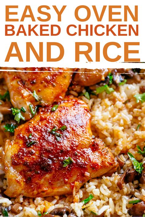 Baked Chicken And Rice - 101 Simple Recipe