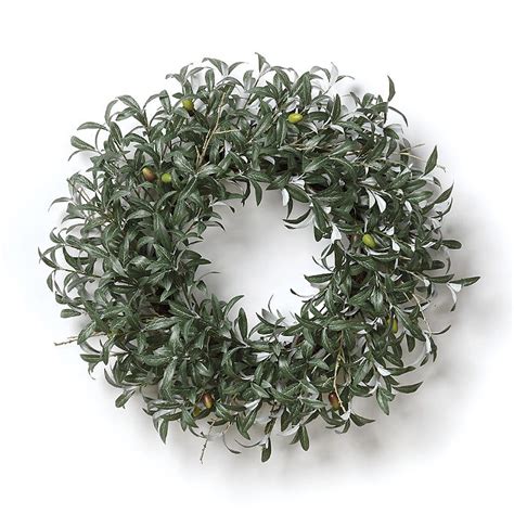 Lush Olive Leaf Wreath | Frontgate