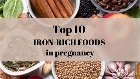 top-10-iron-rich-foods-in-pregnancy | BABY'S LITTLE PLACE