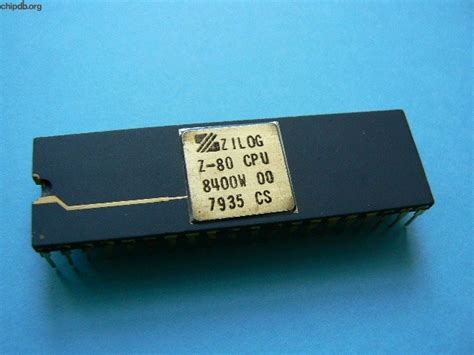 Zilog - Z80 - Z80x - Zilog Z80 CPU 8400W (CDIP) - chipdb.org