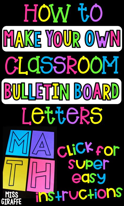 Printable Letters For Bulletin Board