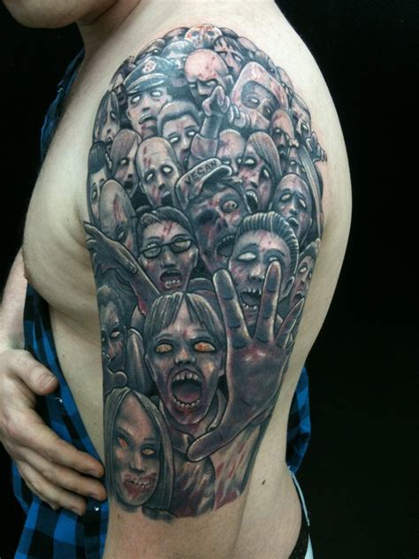 zombie attack 2 by madcreature on deviantART | Horror tattoo, Creepy ...