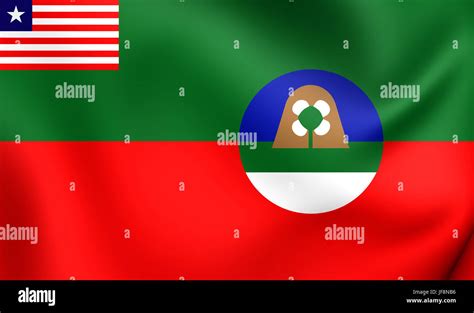 3D Flag of the Margibi County, Liberia Stock Photo - Alamy