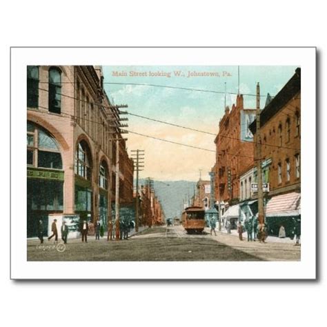 Main St., Johnstown, Pennsylvania Vintage | Vintage postcard, Postcard ...