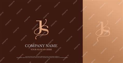 Premium Vector | Initial JS Logo Design Vector