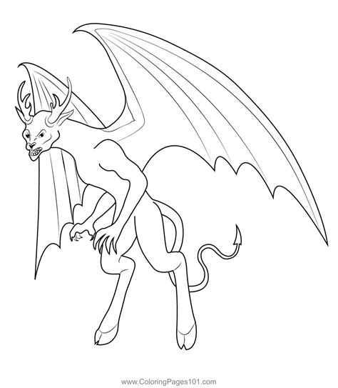 Jersey Devil 7 Coloring Page for Kids - Free Jersey Devils Printable ...