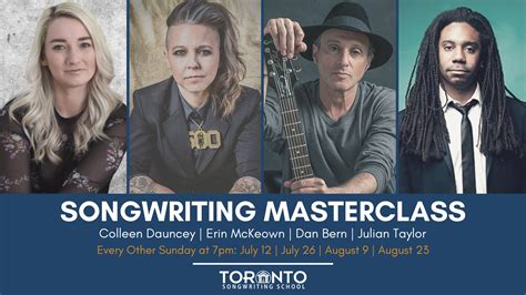 2020 Songwriting Masterclass - Toronto Songwriting School