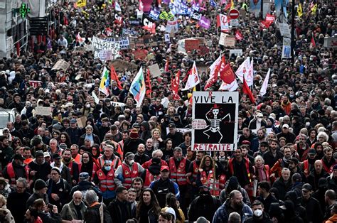 France hit by nationwide protests as Macron bent on pension bill ...