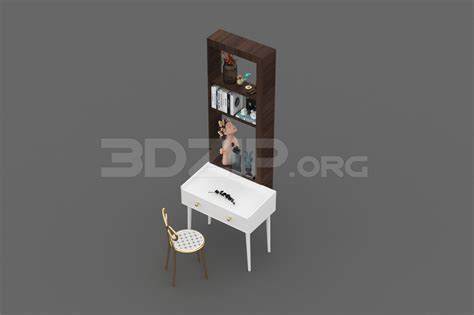 10633. Free 3D Desk Model Download