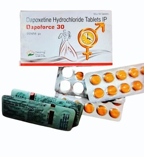 30mg Dapoxetine Hydrochloride Tablets at Rs 290/box | Katghar Lalganj ...