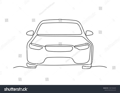 11,795 Front car outline Stock Vectors, Images & Vector Art | Shutterstock