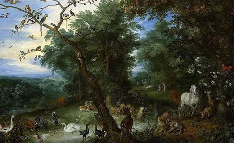 The Garden of Eden with the fall of man Jan Brueghel The Elder Digital Art by Eloisa Mannion ...