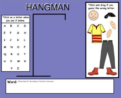 Hangman Game - This Smart Notebook file has everything you need to play hangman. All you need ...