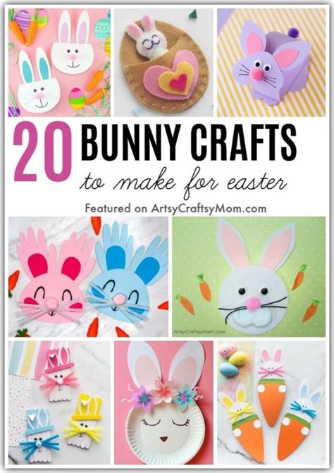 20 Adorable Bunny Crafts for Easter