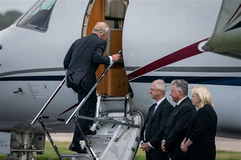 First Flight As King: Charles III Flies To London On A Private Embraer 600