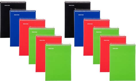 Amazon.com : Mintra Office Small Spiral Notebooks (3x5 Side Spiral 144pk, Primary) : Office Products