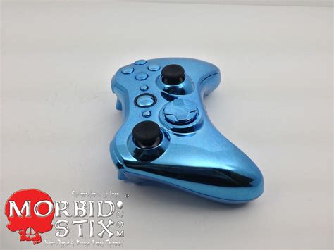 Blue Chrome Xbox 360 Controller 3 - MorbidStix Gallery since 2007