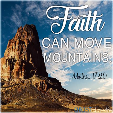 Bible verses: Faith can move mountains - Matthew 17:20 | Bible, Bible ...