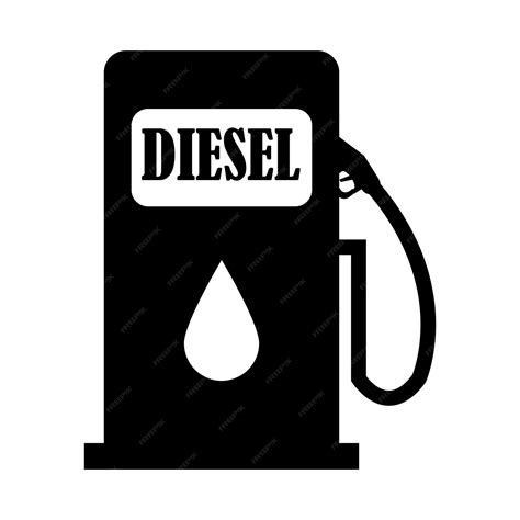 Premium Vector | Fuel diesel icon logo vector design template