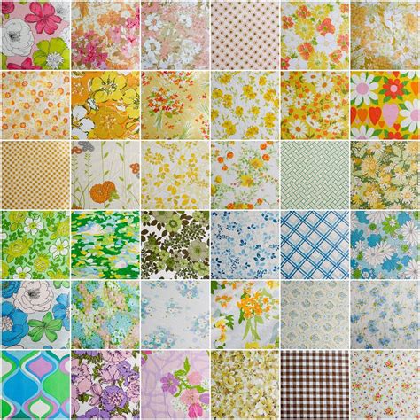 vintage floral sheets! | Vintage sheets, Retro quilt, Retro fabric