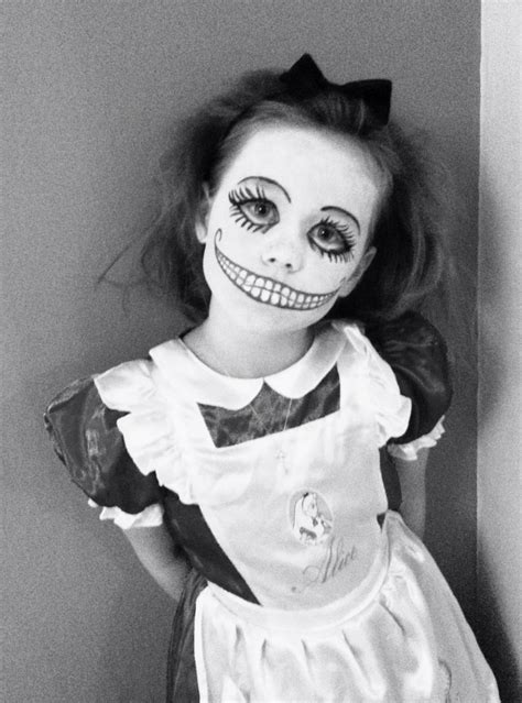 Scary Alice in Wonderland Halloween Face Painting … | Face painting halloween, Halloween face ...