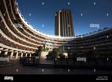 Barbican Estate, one of London's best examples of Brutalist architecture, London, England, UK ...