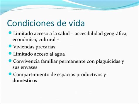 Condiciones de vida y trabajo y su relación con la utilización y el e…