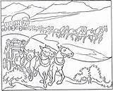 Pioneer Handcart Coloring Pages sketch template