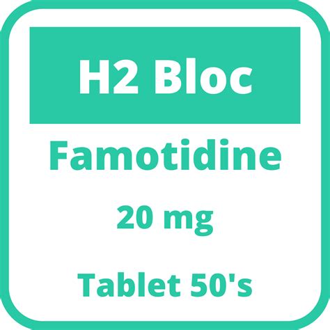 H2BLOC Famotidine 20mg Film-Coated Tablet 50's price in the Philippines | MedsGo Pharmacy