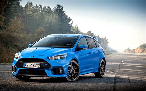 Papeis de parede 3840x2400 Ford Focus RS Celeste Carros baixar imagens