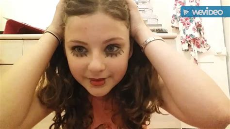 Creepy Human Doll Makeup tutorial - YouTube