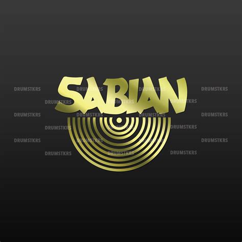 Sabian Cymbals logo for Bass Drum head Die Cut no | Etsy