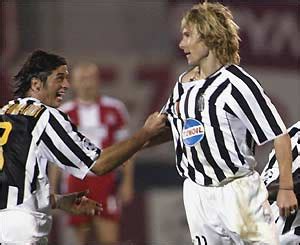 sports star news: pavel nedved goals