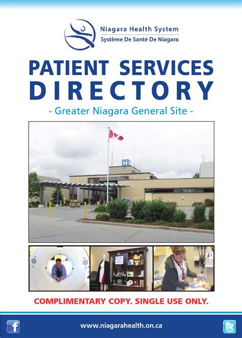 Niagara Health System Patient Services Directory – Greater Niagara ...