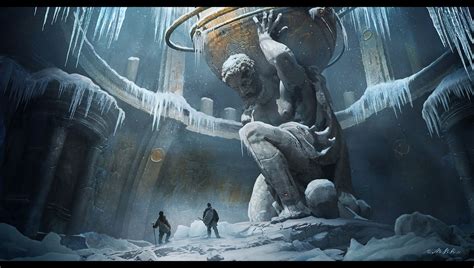 ArtStation - Atlant, Vladimir Manyukhin | Fantasy concept art, Fantasy statue, Environment ...